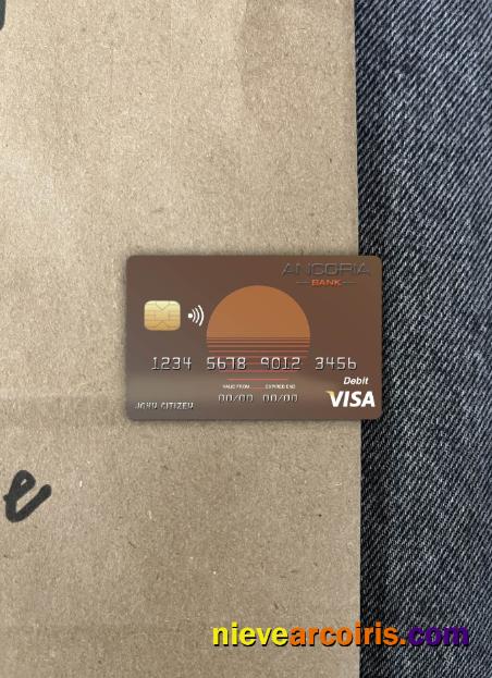 Cyprus Ancoria bank visa card photolook